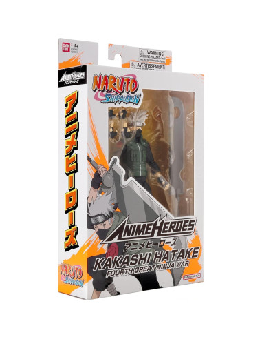 Figura de acción Kakashi Hatake - Naruto Cuarta Guerra Ninja