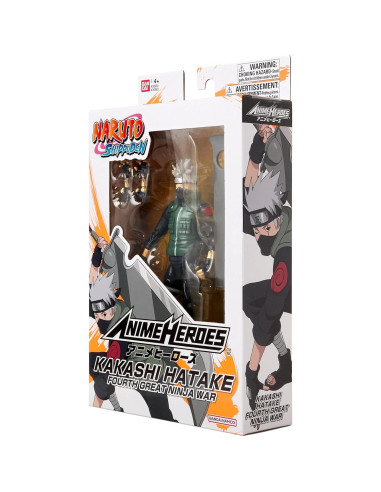 Figura de acción Kakashi Hatake - Naruto Cuarta Guerra Ninja