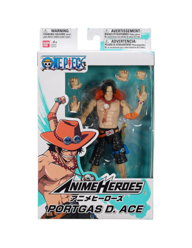 Figura de Acción Bandai One Piece Portgas D. Ace 16,5 cm