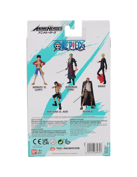 Figura de Acción Bandai One Piece Portgas D. Ace 16,5 cm