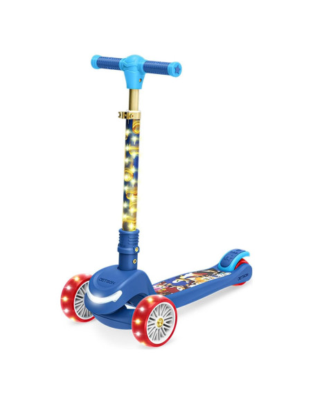 Patinete Jetson Character 3 Ruedas Luces LED Plegable