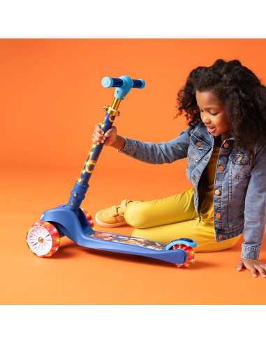 Patinete Jetson Character 3 Ruedas Luces LED Plegable