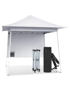 Toldo Pop Up 2.44x2.44m Xeuemtey con 1 Pared Lateral