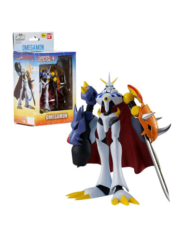 Figura Omegamon Digimon Bandai 8.89 cm Detallada