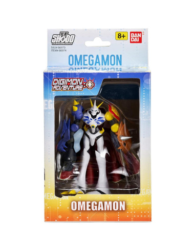 Figura Omegamon Digimon Bandai 8.89 cm Detallada