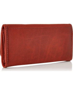 Cartera de Cuero Frye para Mujeres Rojo con 13 Ranuras 2