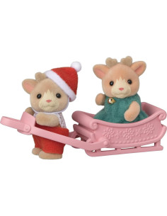 Familia de Renos Calico Critters - Set de 4 Figuras 2