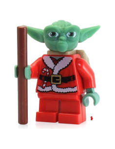 Minifigura LEGO Star Wars Yoda Santa 5.08 cm - Set 7958