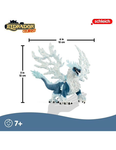 Figura de acción Dragón de Hielo Schleich 70790-23 21.7 cm Figura de acción Dragón de Hielo Schleich 70790-23 21.7 cm