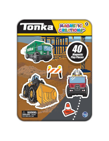 Juego Magnético Tonka Lata 40 Piezas Multicolor