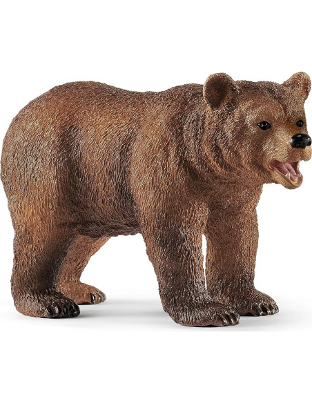 Juego de Animales Schleich Vida Salvaje Oso Grizzly 4 Piezas
