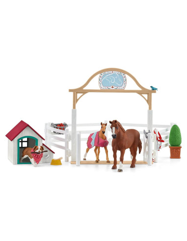 Caballo Club Schleich Hannah y Ruby el Perro 20 Piezas
