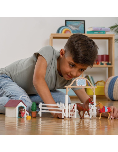 Caballo Club Schleich Hannah y Ruby el Perro 20 Piezas