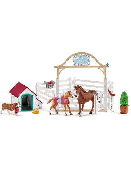 Caballo Club Schleich Hannah y Ruby el Perro 20 Piezas
