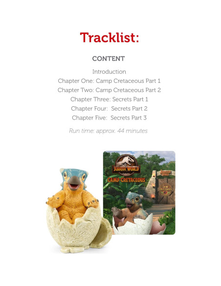 Figurita de audio Bumpy Tonies Jurassic World 44 min 6+ Figurita de audio Bumpy Tonies Jurassic World 44 min 6+