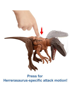 Juguete Dinosaurio Mattel Jurassic World Herrerasaurus 17.78 cm 2