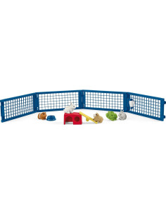 Casa de Conejos y Cobayas Schleich 14 Piezas 5.7x19x11.5cm 2