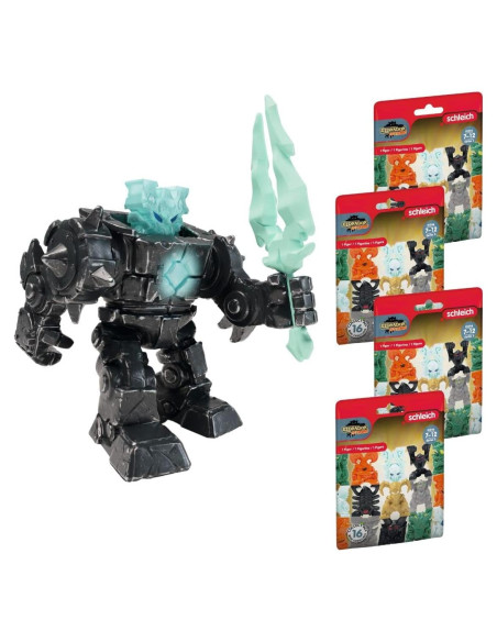 Conjunto de Figuras de Acción Schleich Robot Hielo 7 Piezas