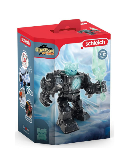 Conjunto de Figuras de Acción Schleich Robot Hielo 7 Piezas
