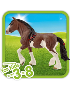 Figura Yegua Clydesdale Schleich - Juguete Granja 3-8 Años 2