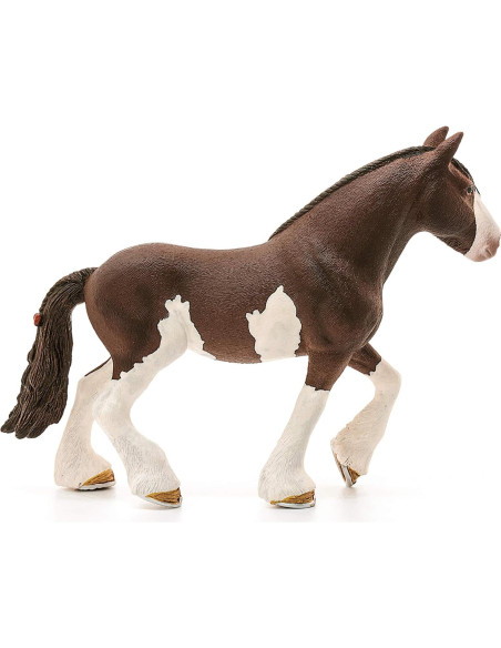 Figura Yegua Clydesdale Schleich - Juguete Granja 3-8 Años
