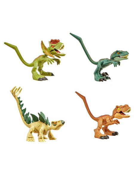 Mini Figuras Jurassic World Bendy Biters 4-Pack - Dinosaurios Mini Figuras Jurassic World Bendy Biters 4-Pack - Dinosaurios