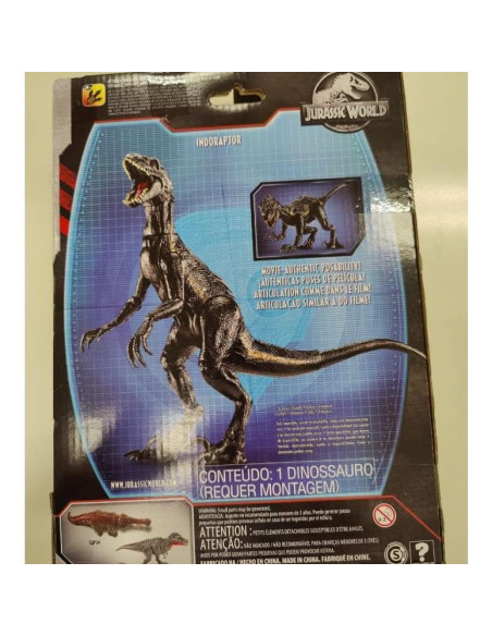 Figura Posable Indoraptor Jurassic World 12 cm Mattel