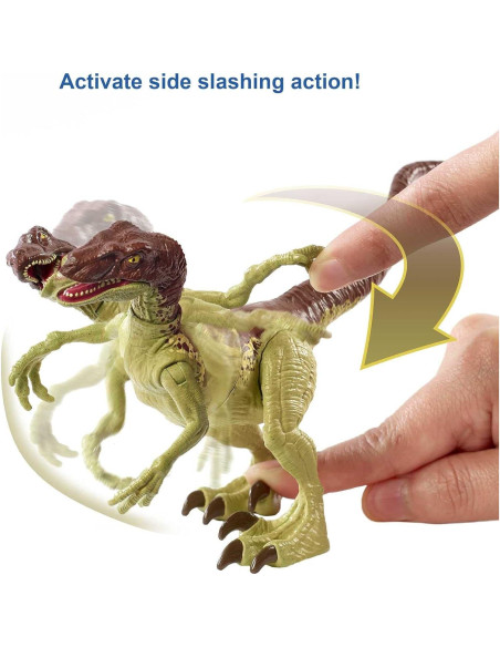 Jurassic World Figura Velociraptor Mattel 12 cm Juntas Móviles