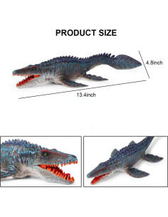 Figura de Dinosaurio Mosasaurus SIENON 34 cm Juguete Educativo 2