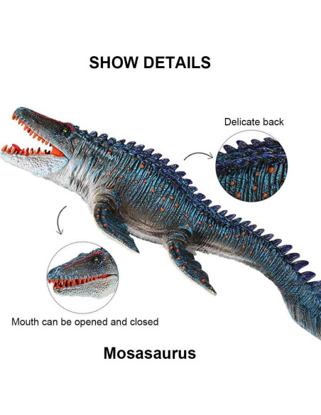 Figura de Dinosaurio Mosasaurus SIENON 34 cm Juguete Educativo