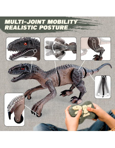 Dinosaurio Control Remoto SMILESSKIDDO Velociraptor 48 cm 2