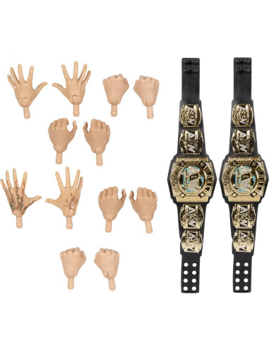 Figuras AEW Jurassic Express - Luchasaurus y Jungle Boy