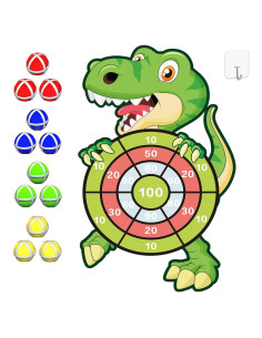 Tablero de Dardos HONGID 76,2 cm con 12 Bolas Pegajosas