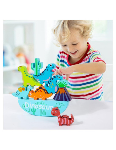 Juguete de Apilamiento Dinosaurios LICRAFT 25.1x20.3cm
