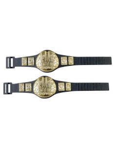 Juego de 2 Cinturones de Campeonato Lucha Libre Figures Toy 14.6cm