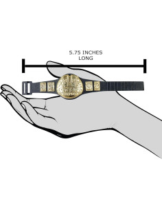 Juego de 2 Cinturones de Campeonato Lucha Libre Figures Toy 14.6cm 2