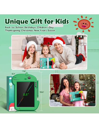 Tableta de Escritura LCD VISATOR 8.8" Verde para Niños