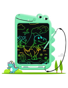 Tableta de Escritura LCD Fullware 10" Verde Dinosaurio