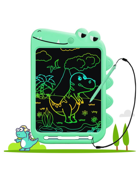Tableta de Escritura LCD Fullware 10" Verde Dinosaurio Tableta de Escritura LCD Fullware 10" Verde Dinosaurio