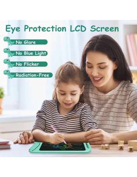 Tableta de Escritura LCD Fullware 10" Verde Dinosaurio Tableta de Escritura LCD Fullware 10" Verde Dinosaurio