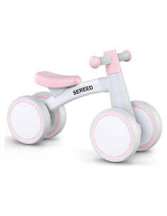 Bicicleta de Equilibrio SEREED UD30 Rosa para Bebés 1-2 Años