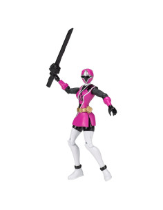 Figura de acción Power Rangers Ninja Steel Ranger Rosa 12 cm