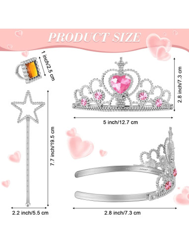 Set de Joyería de Princesa Yingzhao 96 Piezas para Niñas