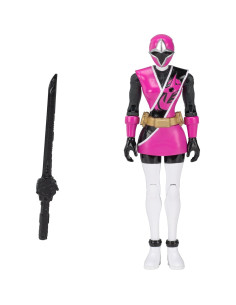 Figura de acción Power Rangers Ninja Steel Ranger Rosa 12 cm 2