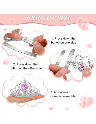 Set de Joyería de Princesa Yingzhao 96 Piezas para Niñas