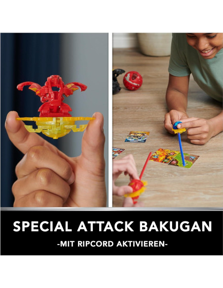 Bakugan Ataque Especial Ventri - Figura Coleccionable 8.89cm