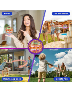 Bola Voladora Tikduck TSM006-B Juguete Controlado a Mano 2