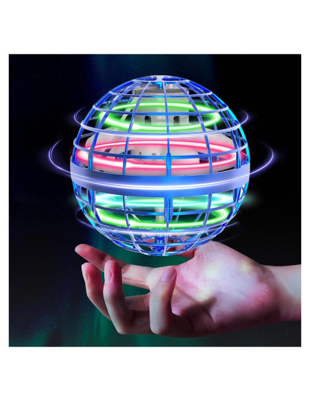 Bola Orbital Voladora Tikduck Azul Mini Drone Controlado