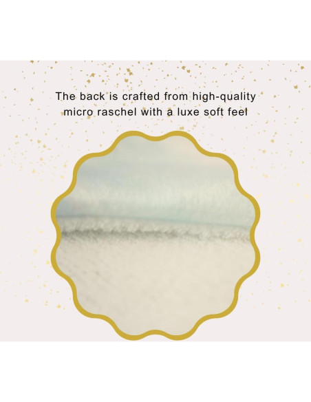 Throw Franco Rainbow High 116x152 cm Suave Micro Raschel