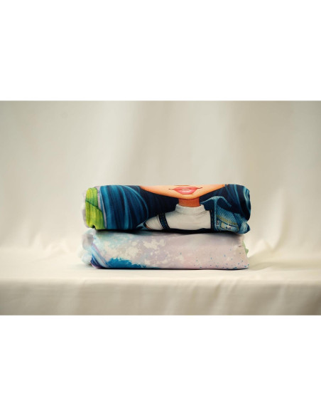 Throw Franco Rainbow High 116x152 cm Suave Micro Raschel